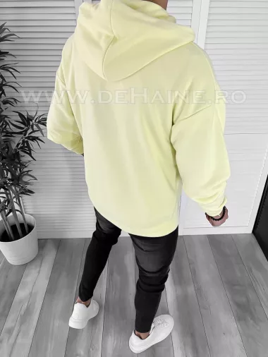 Hanorac barbati slim fit galben K109 87-4.1